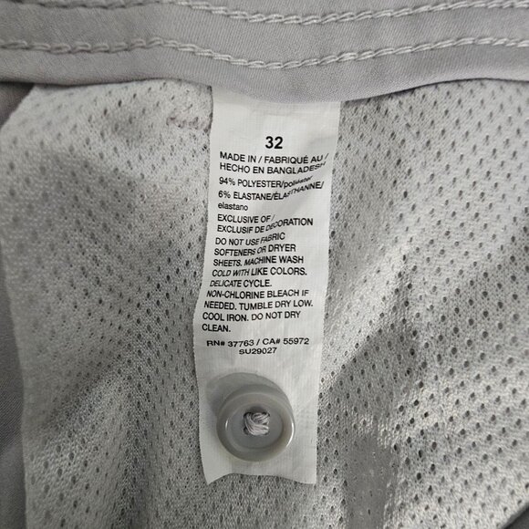 SAVANE Men's Light Gray Relaxed Fit Cargo Shorts Size 32 - Picture 7 of 12